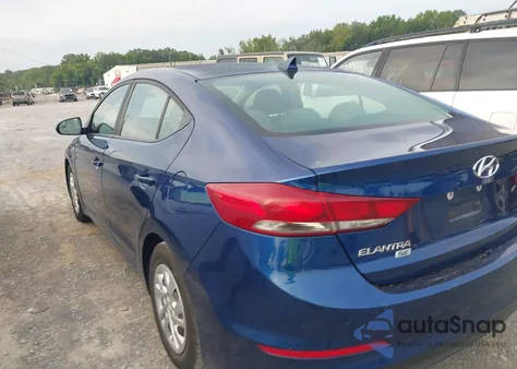 2017 Hyundai Elantra Se from USA, damaged, VIN 5NPD74LF4HH184054